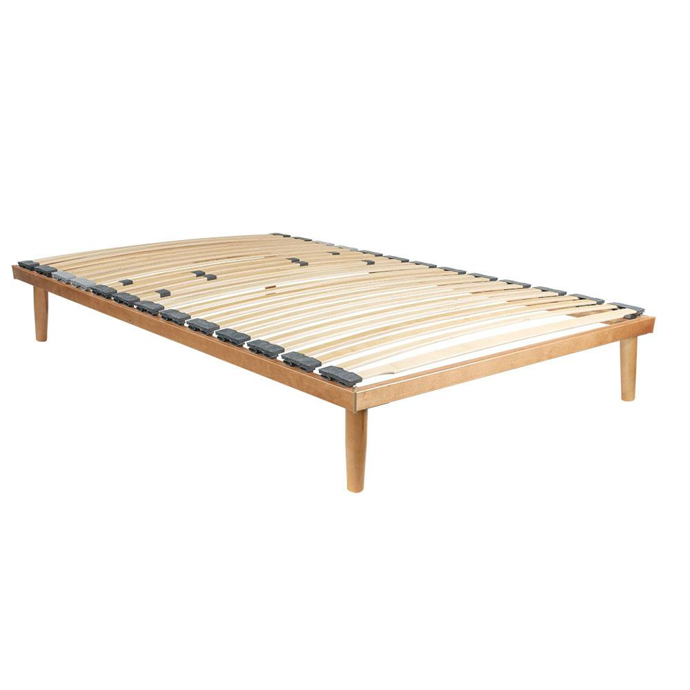 Rete in legno matrimoniale 160x190 ortopedica con regolatori di