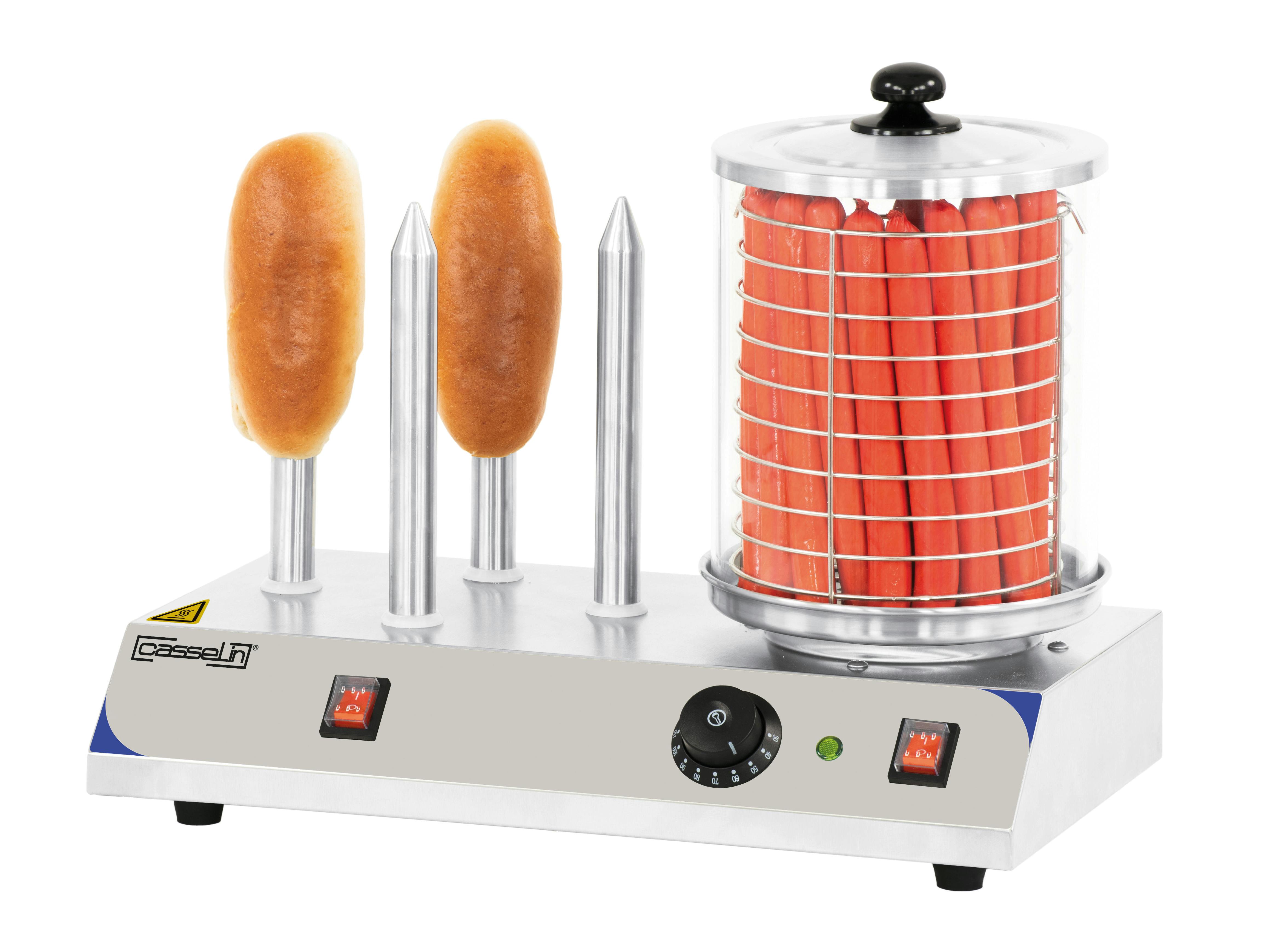 Machine à hot dog électrique 4 plots Casselin 
