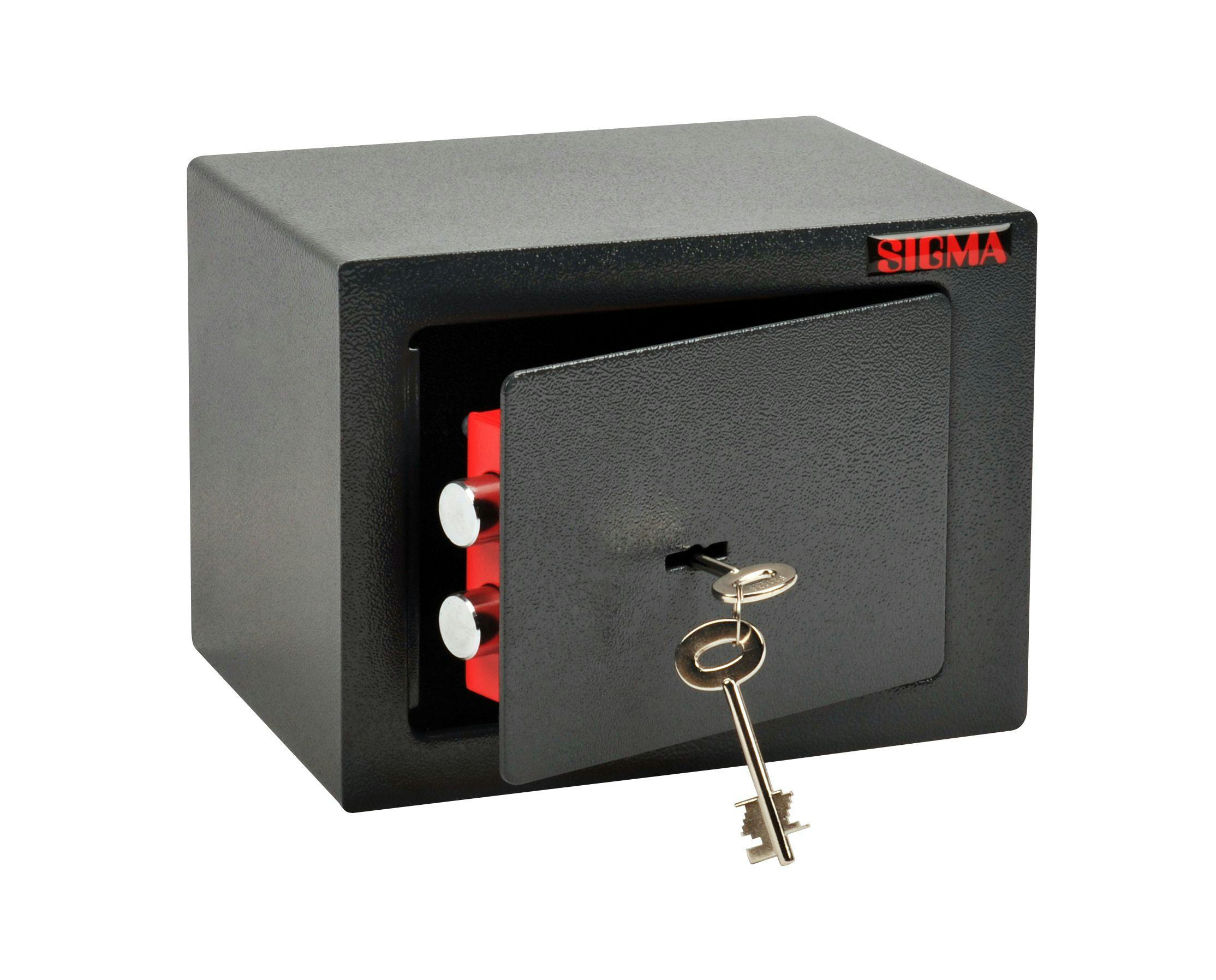 Piccola cassa con serratura a chiave, cassaforte portatile in metallo con  doppio strato e 2 chiavi