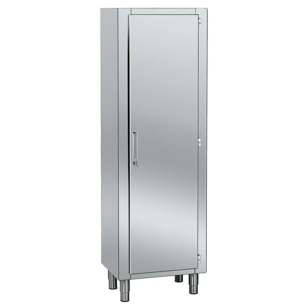 Armario inoxidable 1 puerta 4 estantes 600x600x1900 mm 10000420