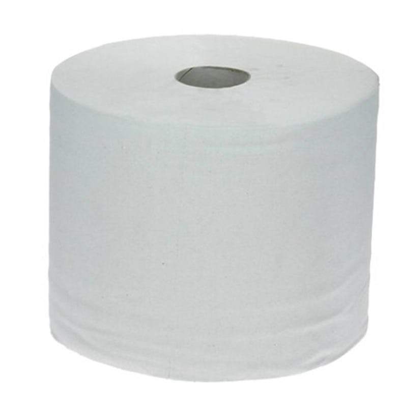 Bobine industrielle d'essuyage 1000 formats recyclée blanc 2 plis 24x22cm x 2  bobines - Daily K