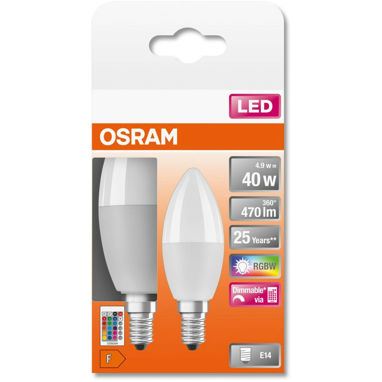 LED-Lampe OSRAM  LED SUPERSTAR CLASSIC B 60 BLI DIM Warmweiß Filament Matt E14 K 