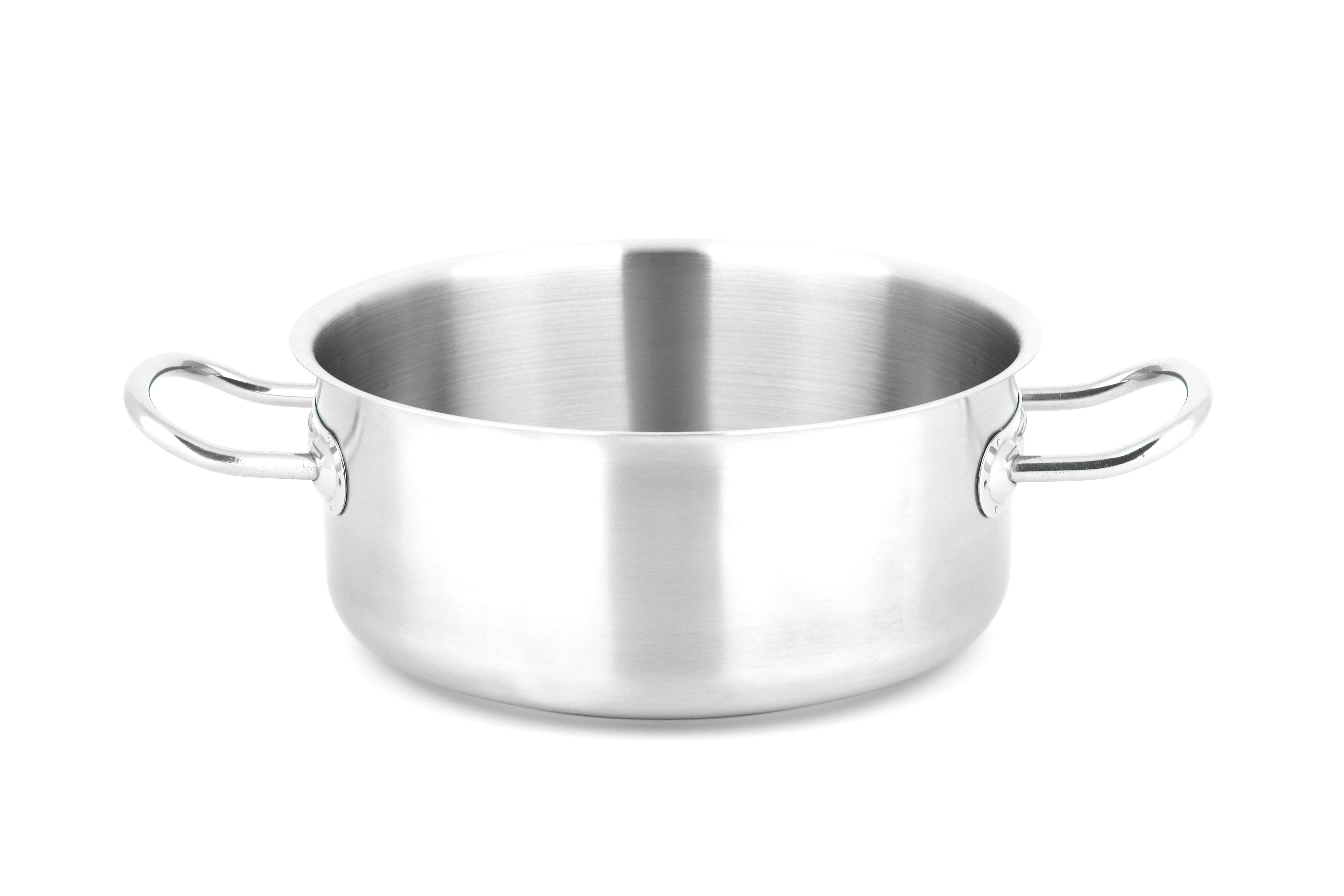 Casserole haute induction en inox 18/10 - Ø 22 cm - Série 1000