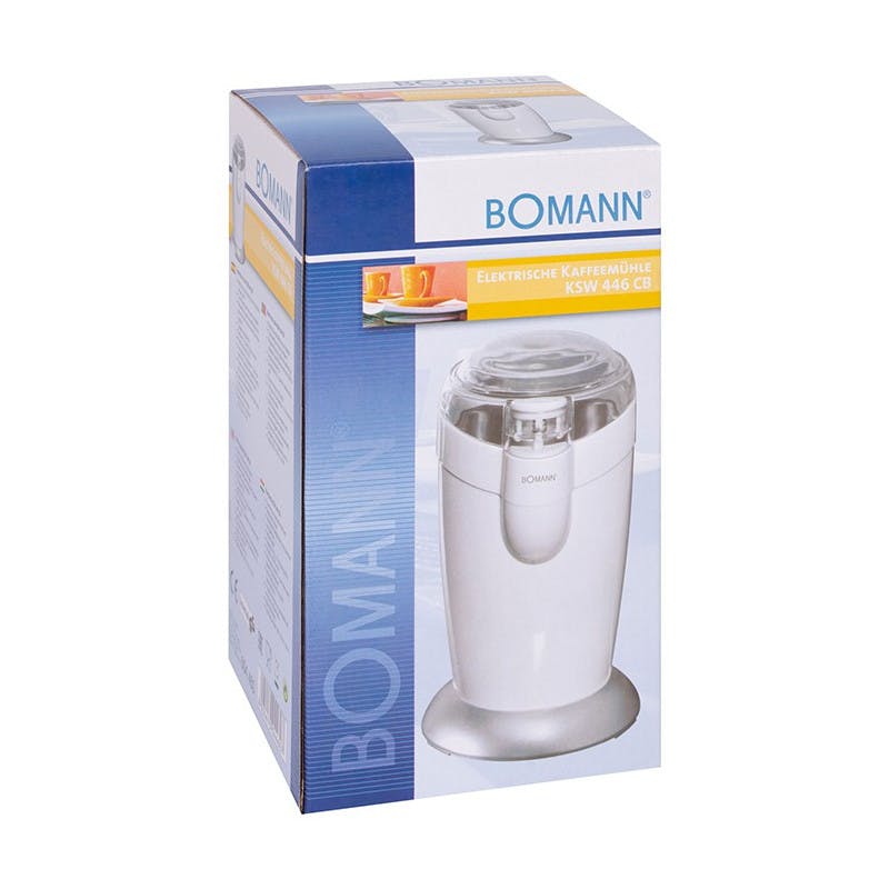 Molinillo Café Eléctrico, Especias, Semillas, 40 G Café 20 Tazas Café,  Cuchillas Acero Inox. Blanco 120w Bomann Ksw 446 Cb con Ofertas en  Carrefour