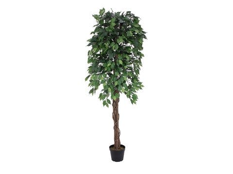 Kunstpflanze 150cm EUROPALMS Ficus-Benjamini Multi-Stamm 