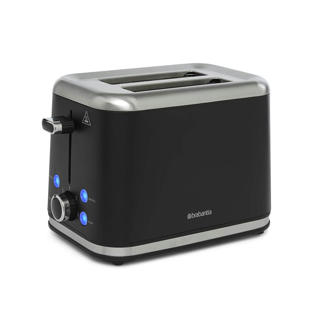 Brabantia Toaster BBEK1021NMB 2 Schlitze 1050 W Mattsilber METRO
