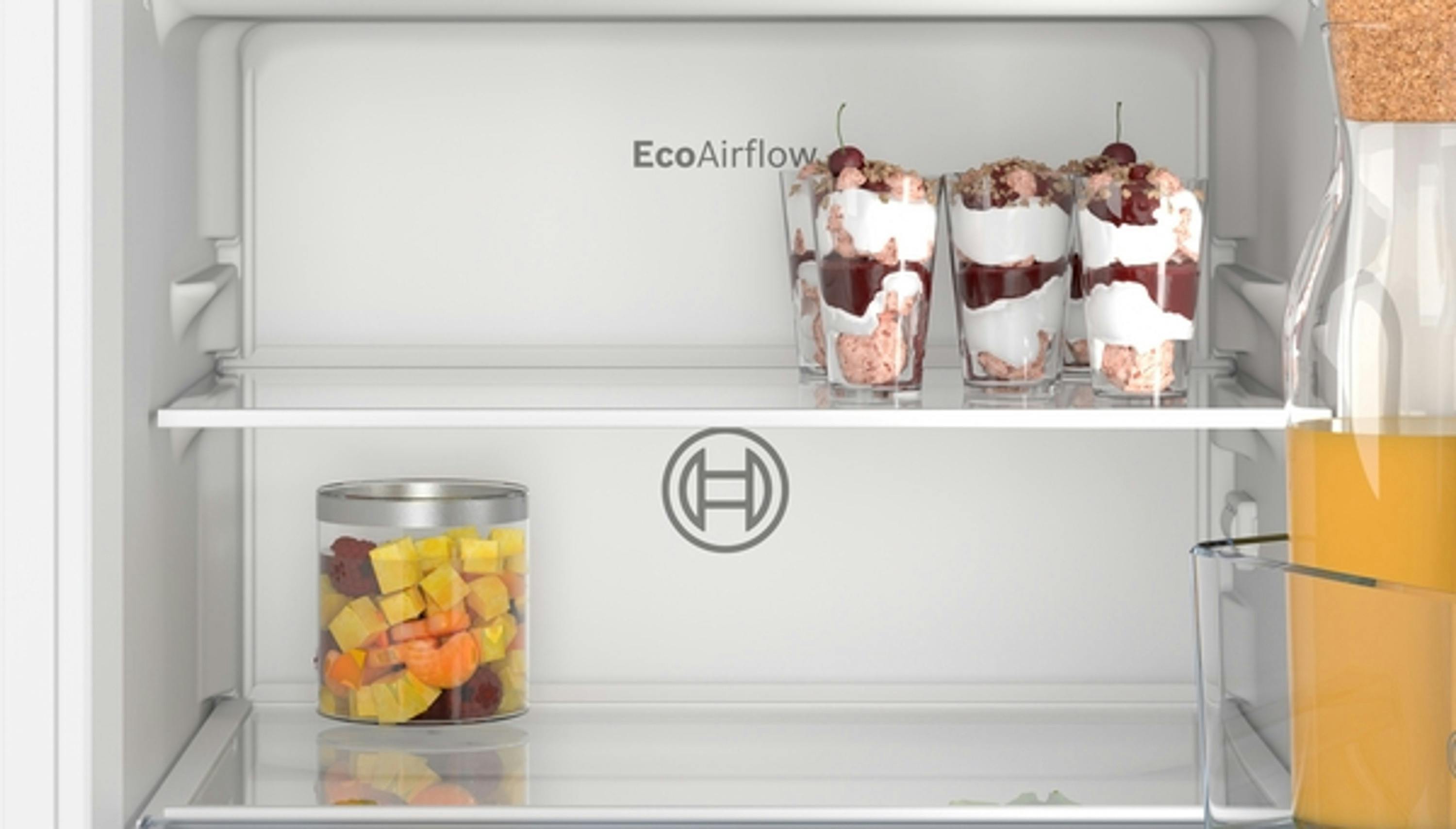 Bosch Serie 2, Einbau-Kühlschrank mit Gefrierfach, 88 x 56 cm,  Schleppscharnier KIL22NSE0 | METRO Marktplatz