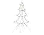 LED-Weihnachtsbaum, Metall, 3 m Höhe, 1800 LED, warmweiß