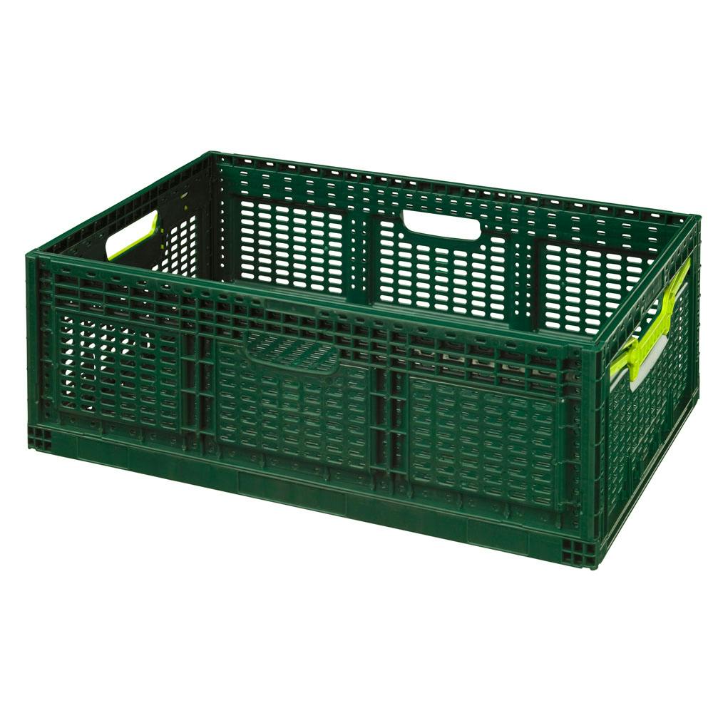 10 x Stabile Klappbox aus Kunststoff 60x40x21,9 cm Gemüsekiste