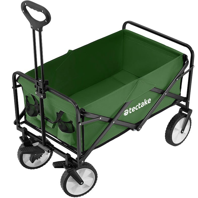 Chariot de jardin Tectake Chariot de jardin 550 kg avec plateau