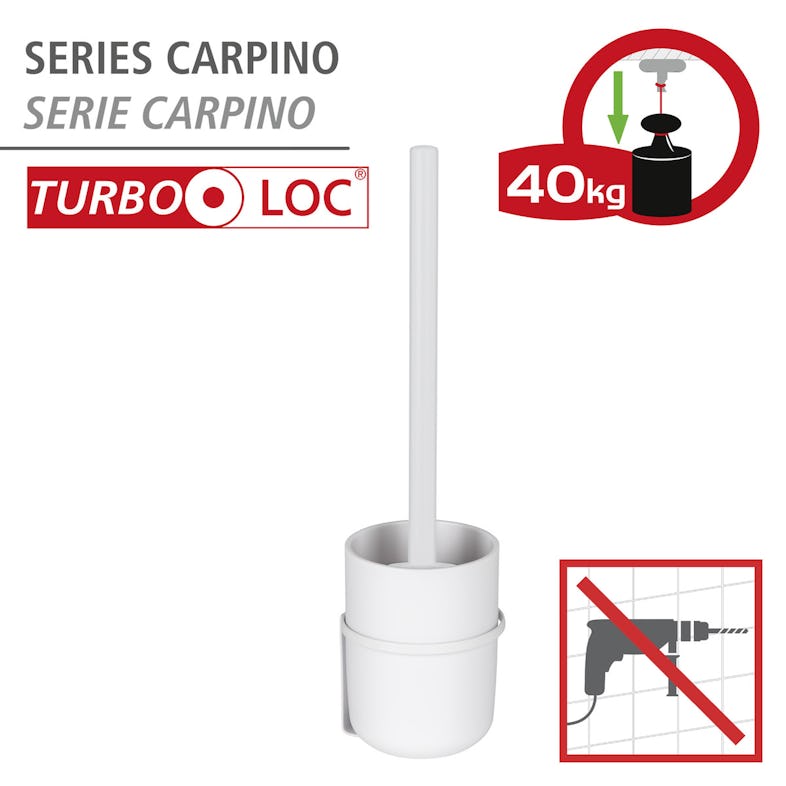 WENKO Turbo-Loc® WC-Garnitur Carpino Weiß | METRO Marktplatz