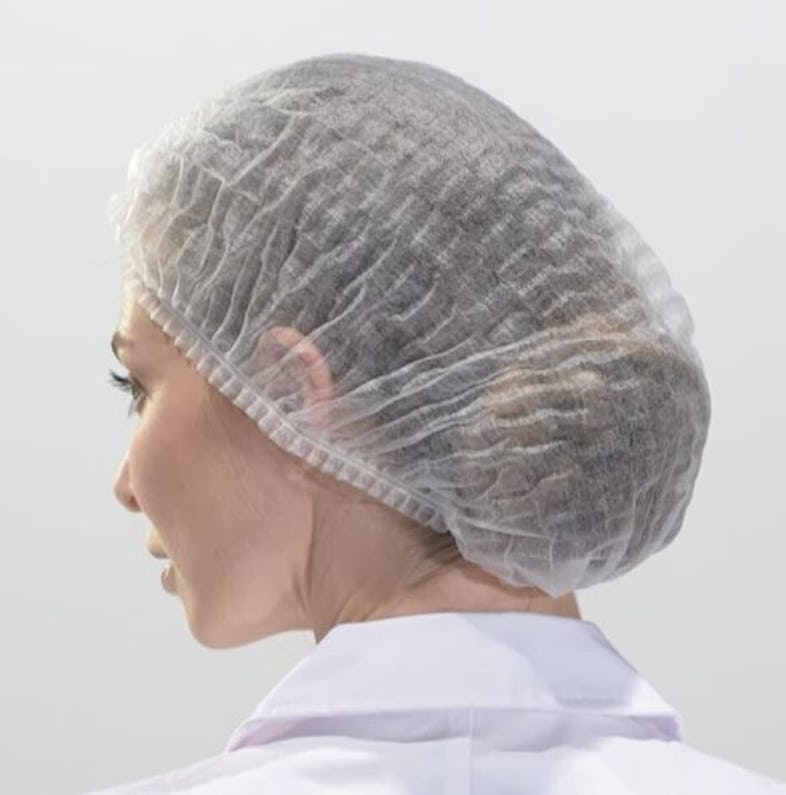 Charlottes jetables à clip à usage unique filet pour protection cheveux  x500 DSTOCK60