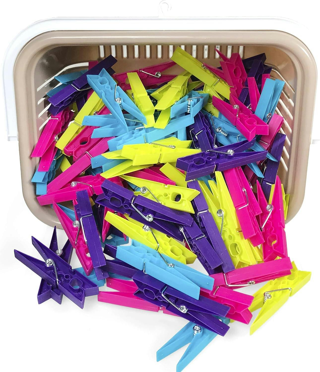 COM-FORT HOUSE Pinzas de Plástico Cesta de Plástico