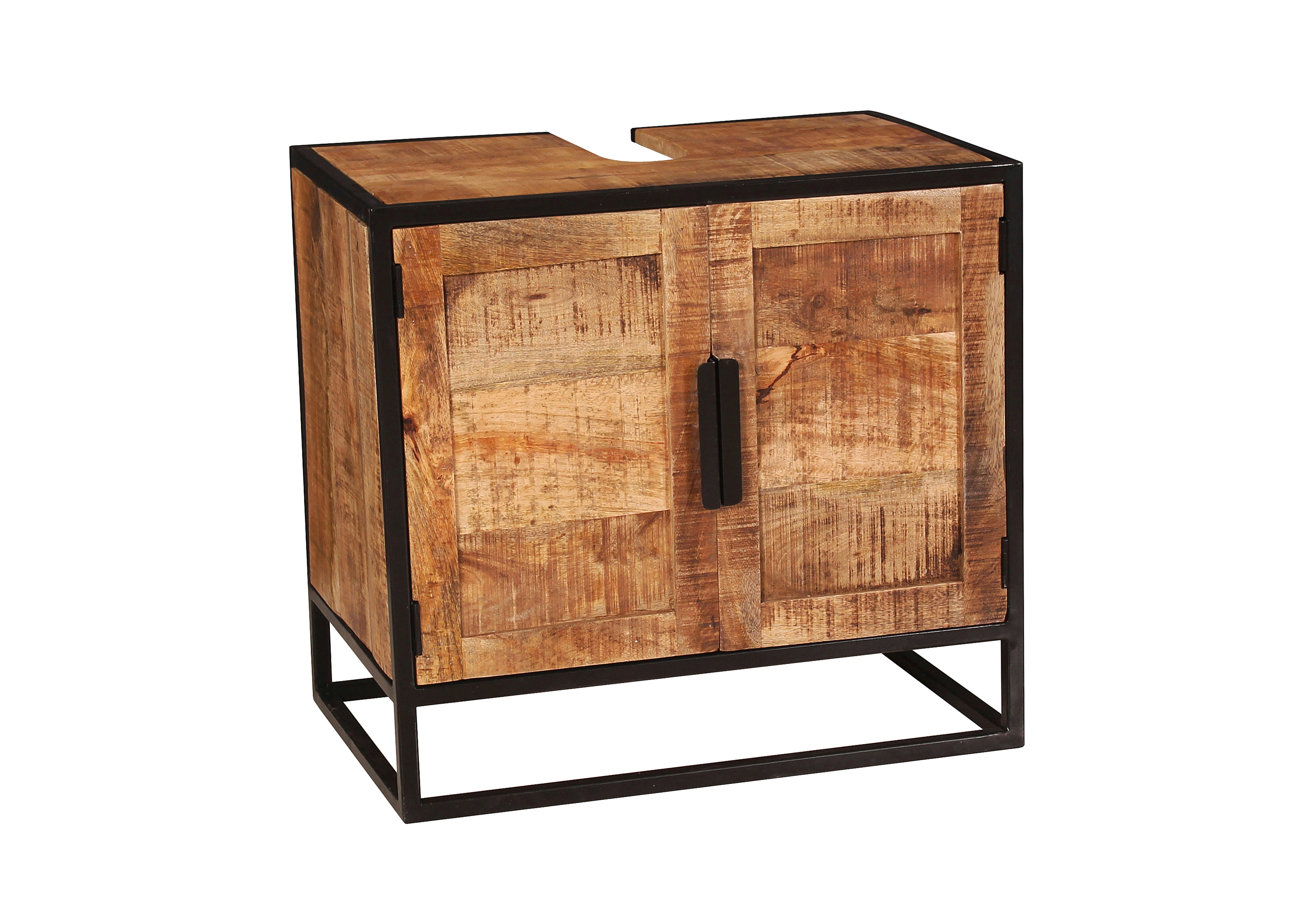 SIT Möbel Bad-Unterschrank mit 2 Türen, Mango-Holz natur