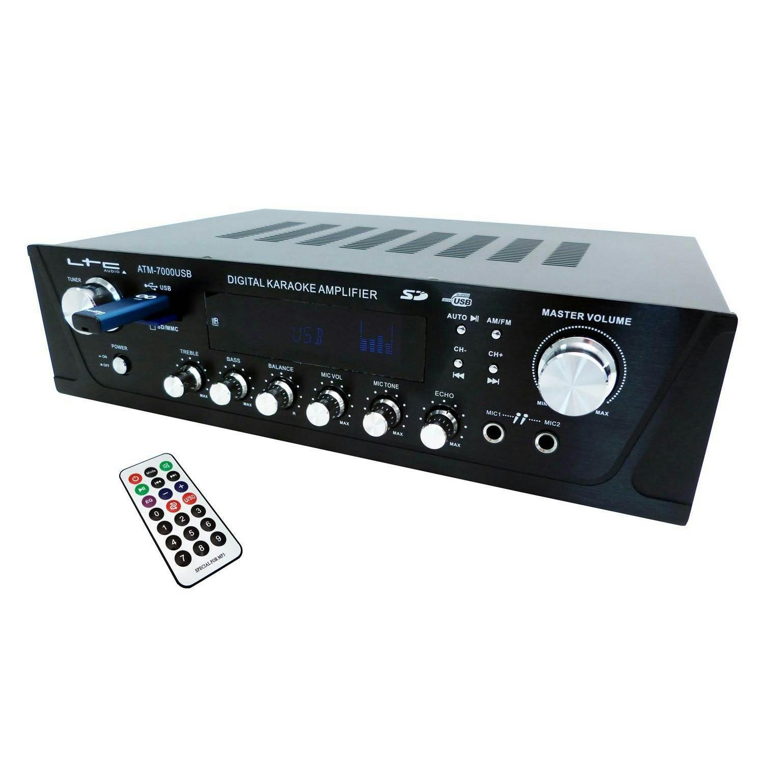 ATM6500 Amplificador HIFI Karaoke CON BLUETOOTH