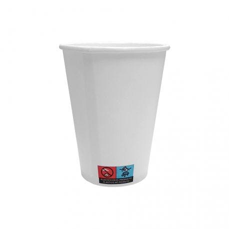 VASO PAPEL BLANCO 90 mm PARA CAFÉ 475 ml (16oz)