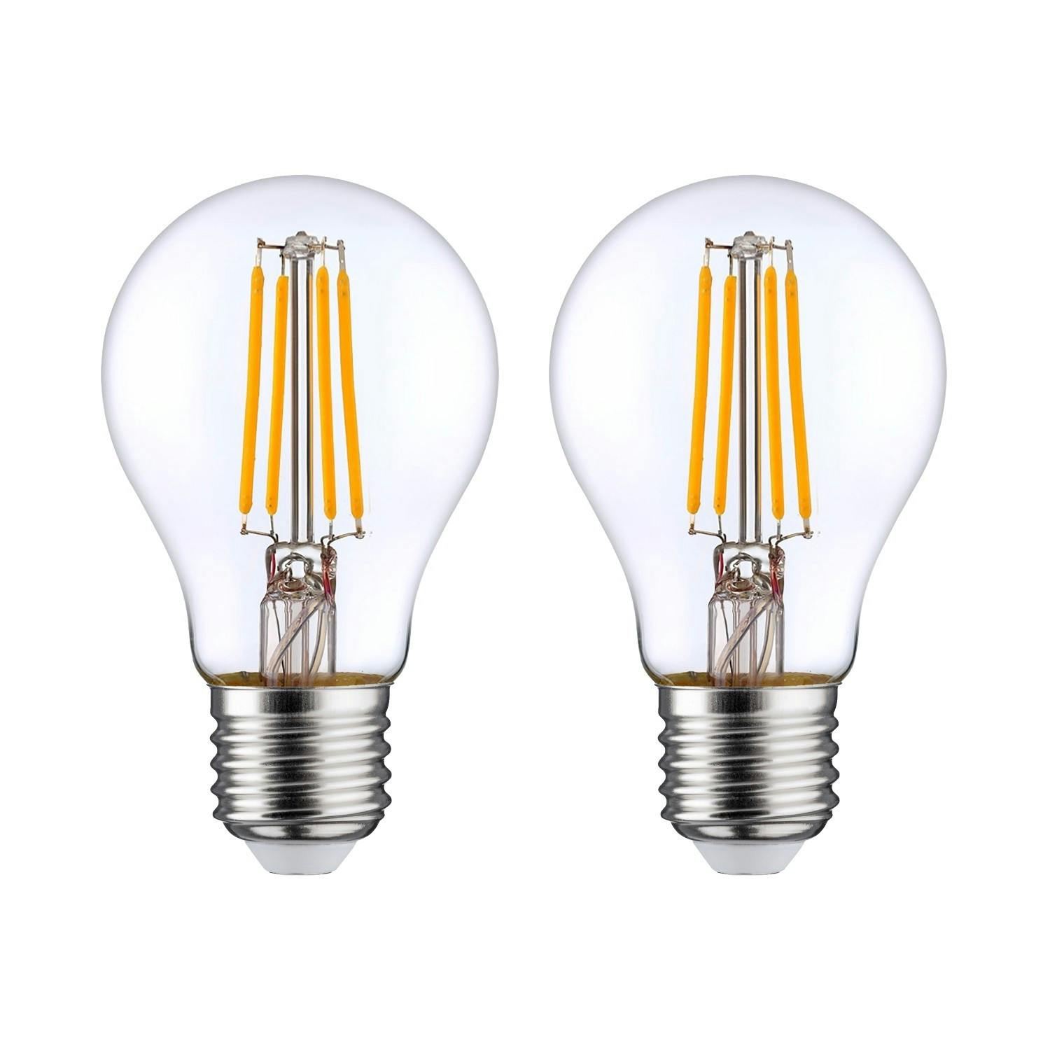 PHILIPS - LAMPADINA LED A GOCCIA IN VETRO 60W E27 2700K - NON DIMMERABILE -  LUCE BIANCA CALDA