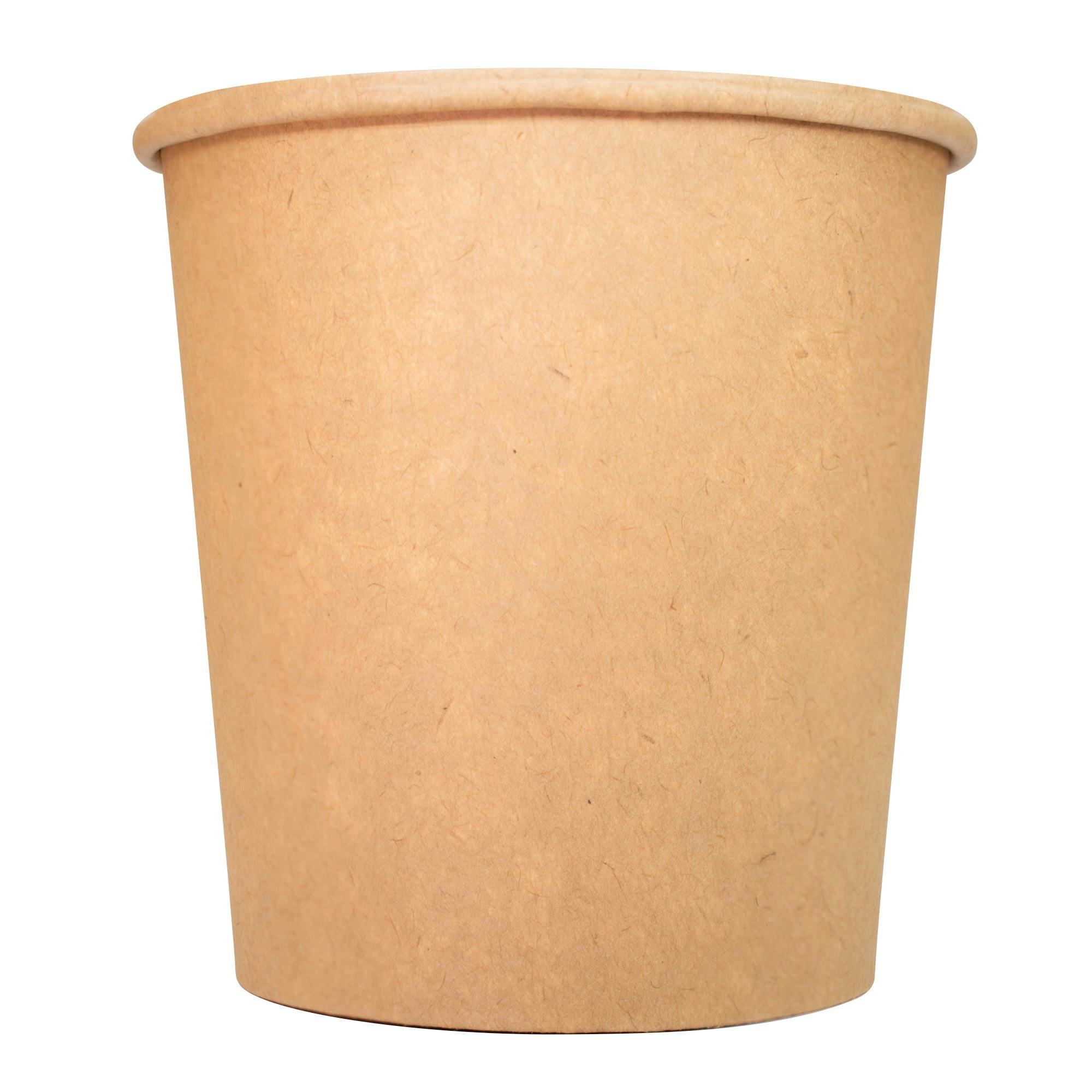 WISEFOOD 25 Stk. - Suppenschüssel 480ml To Go Einweg - Suppenschale aus  Papier - Biologisch abbaubare Pappbecher ohne PLA/ PE - Nachhaltige Einmal  Su