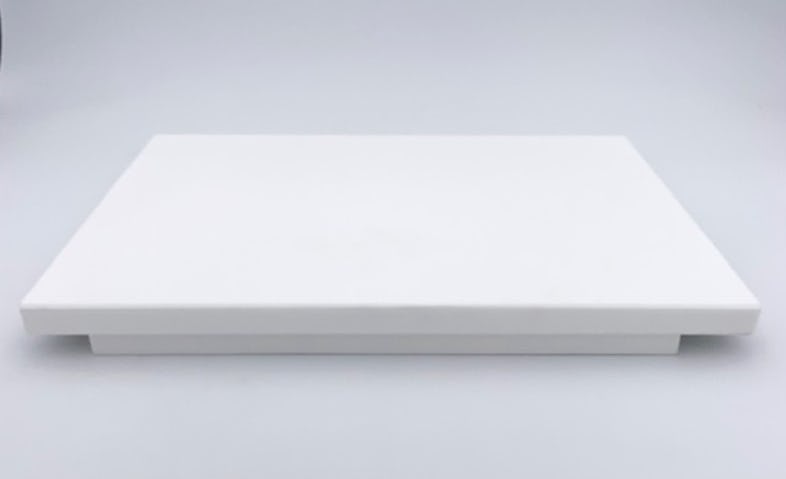 Mc Ristorazione, Tagliere professionale, PE HD, 40x30x2 cm., Bianco