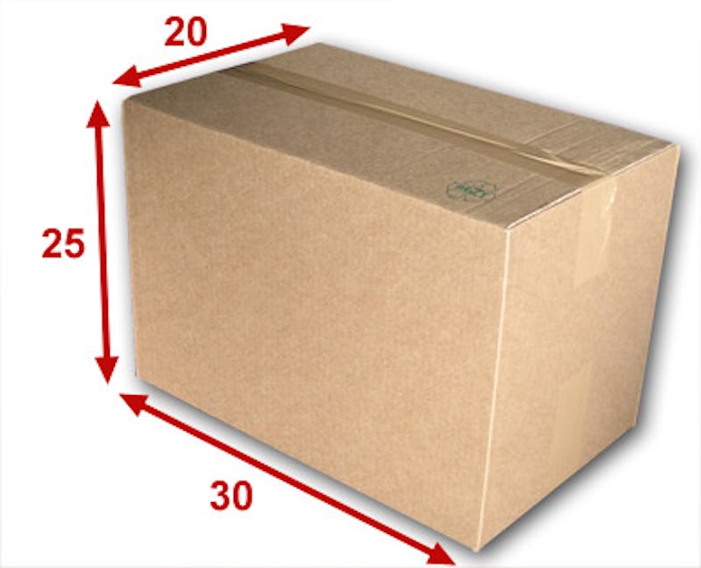 Boîte carton (N°37) format 305x215x220 mm