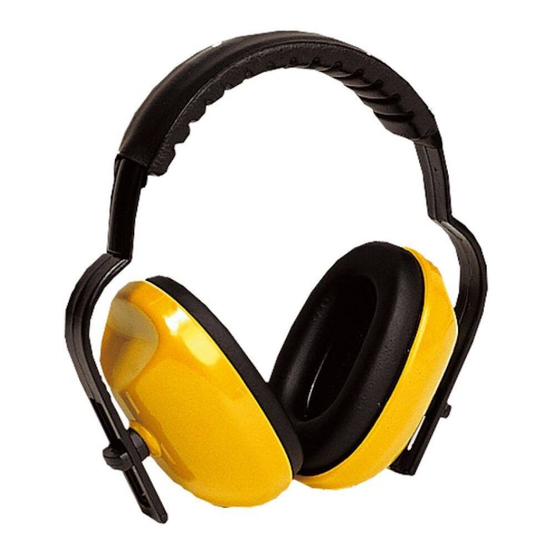 Casque Anti bruit Max 400 (x 10 casques) jaune T.Unique Earline
