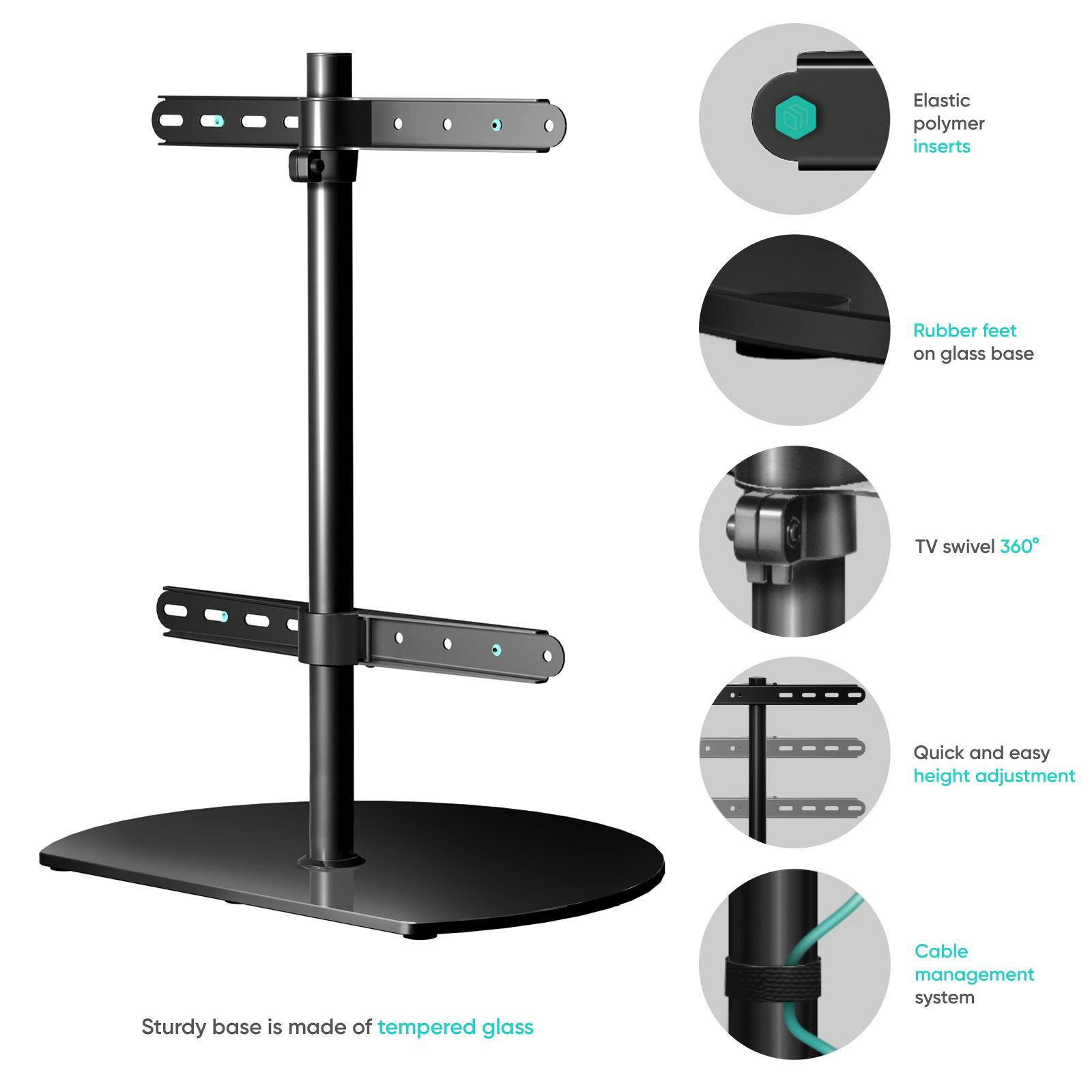 Soporte TV de Sobremesa 23 a 75 - Cetronic