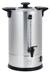 METRO Professional Perkolator Rundfilter Kaffeemaschine GCM4007, Edelstahl, 6.75 L, 45 Tassen, 950 W, Wasserstandsanzeige, silber