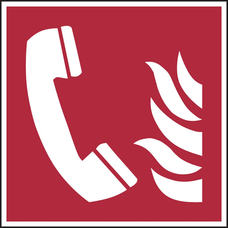 Brandschutzzeichen, Brandmeldetelefon F006 - ASR A1.3 (DIN EN ISO