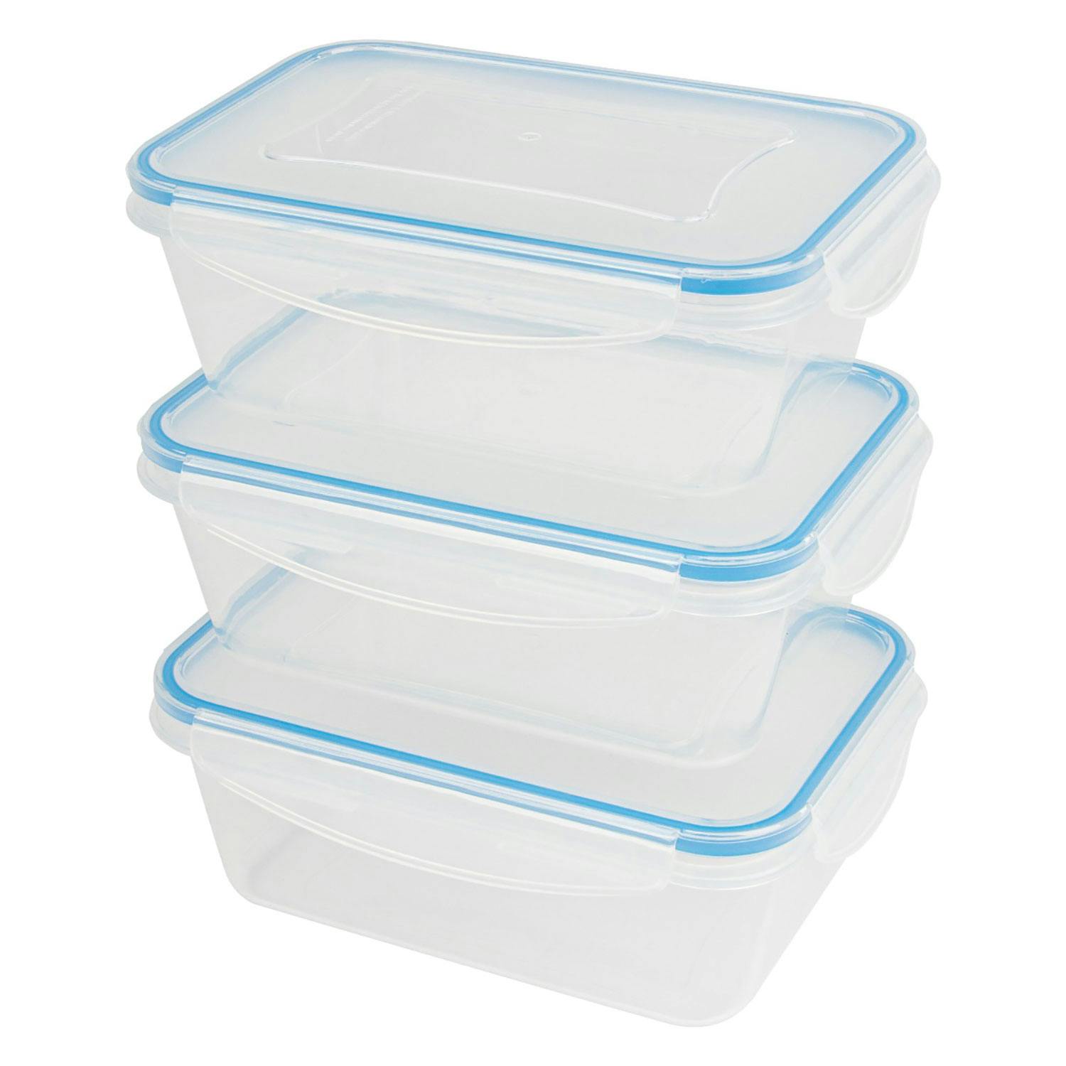 1x contenitori ermetici per alimenti con coperchio conservazione in  plastica con