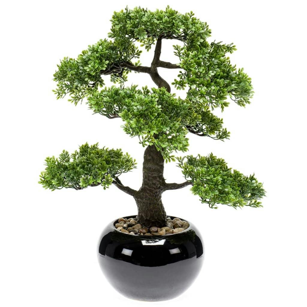 Bonsai Kunstpflanze 420006 Grün Marktplatz 47 cm Emerald Ficus METRO |