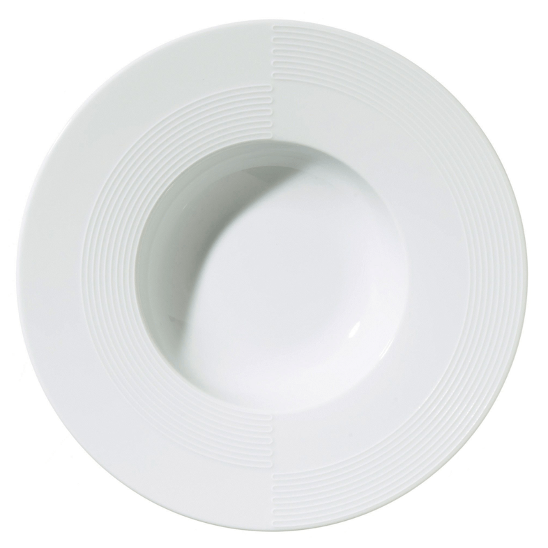 METRO Professional Plato para pasta Rupat, porcelana, Ø 27 cm, blanco