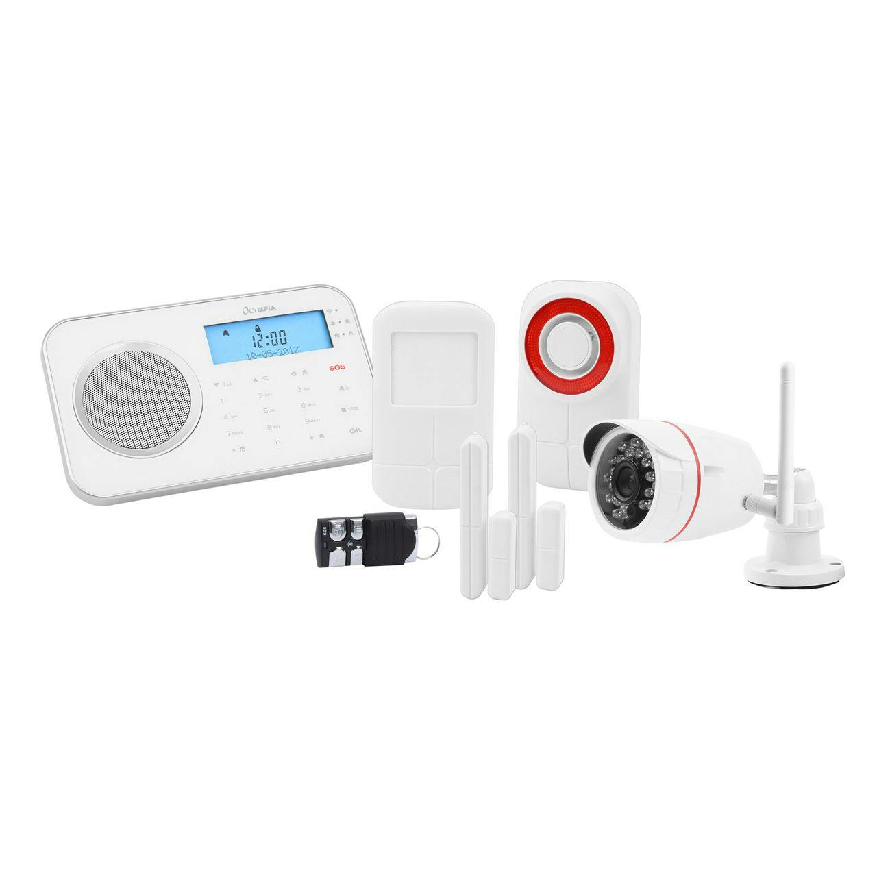 OLYMPIA ProHome 8791 Funk-Alarmanlagen System Mit WLAN/GSM Und Smart ...