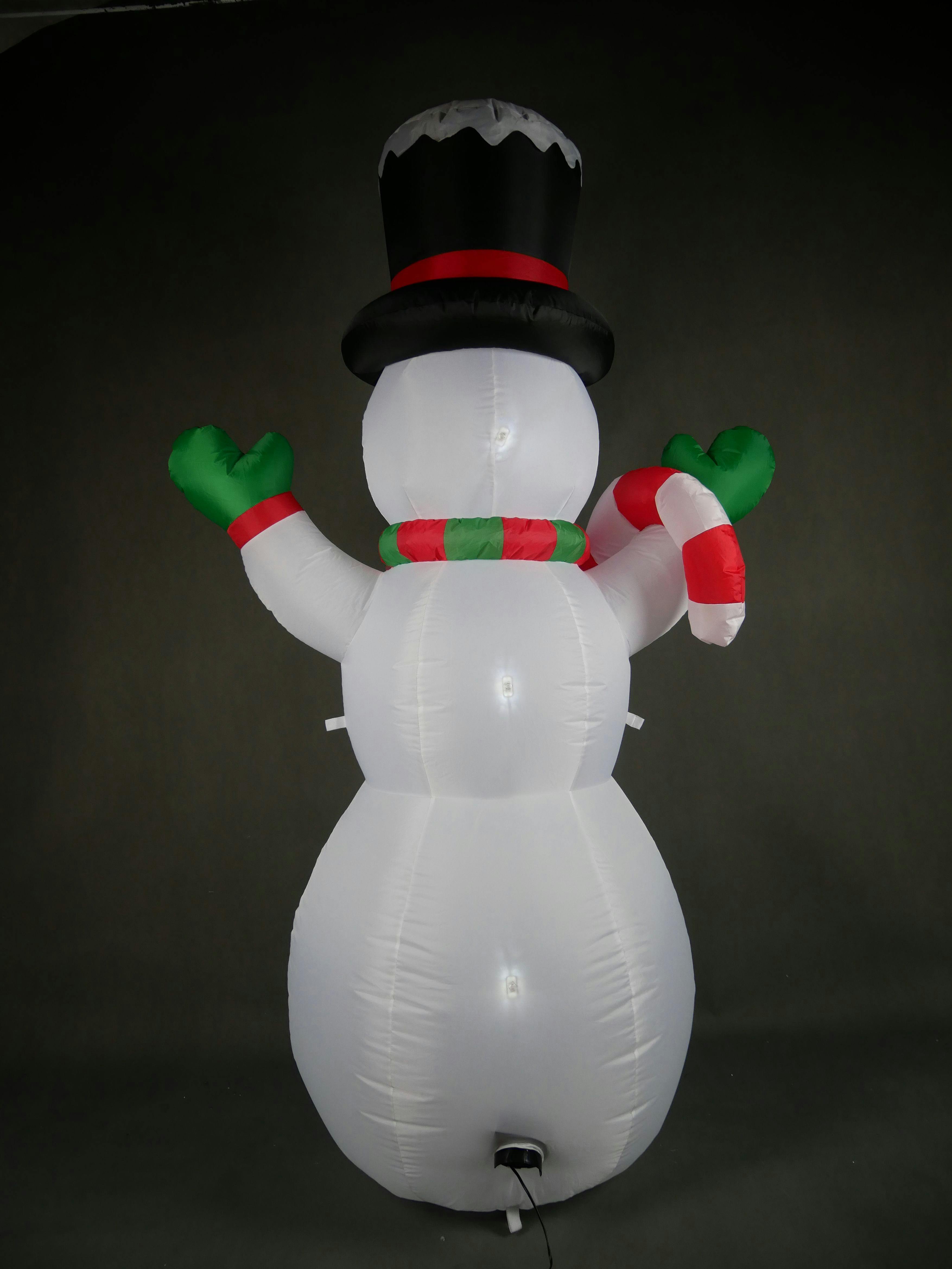 Bonhomme de neige gonflable par HomCom de 6 pi avec lumière interne  844-293V80