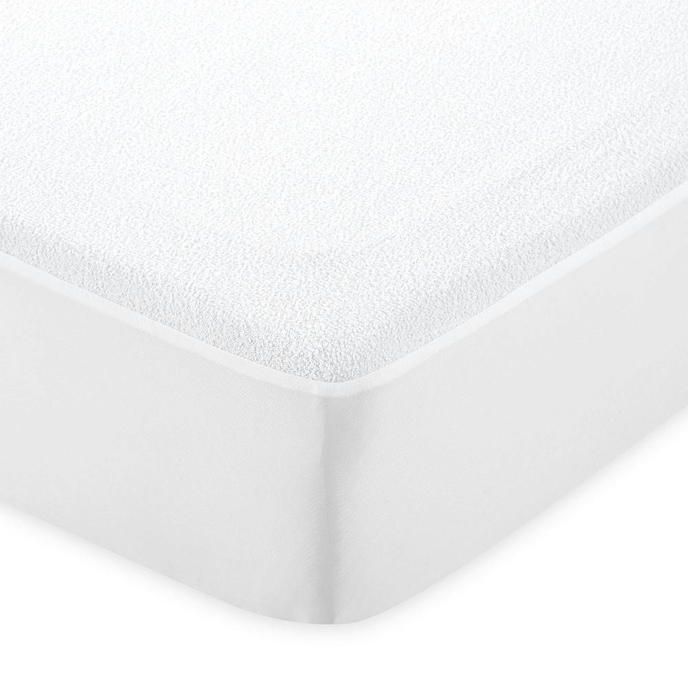 Funda de colchón cutí 100% algodón 135x190/200cm Natural