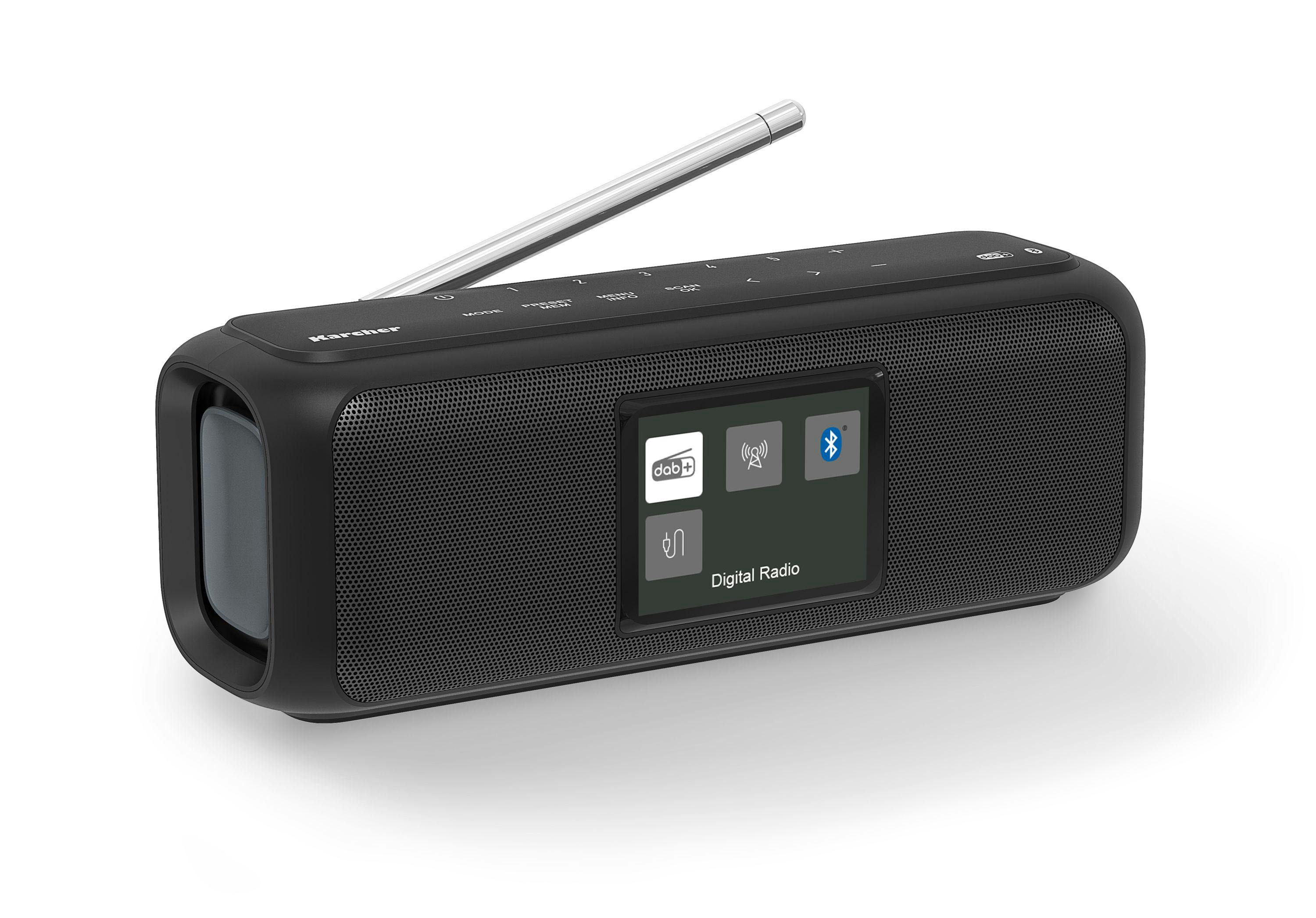Karcher DAB Go tragbarer Bluetooth Lautsprecher & Digitalradio