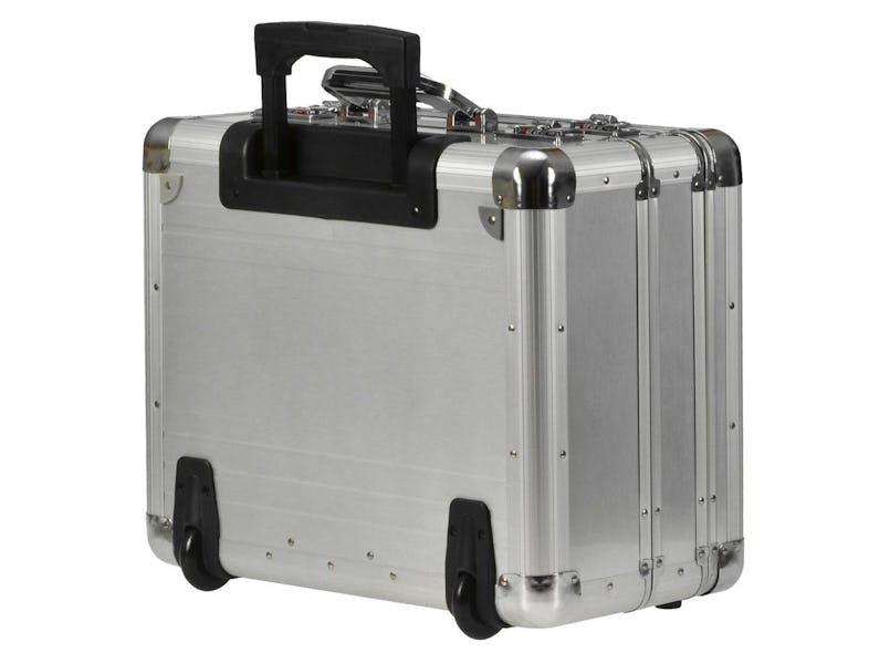 Alu | METRO Koffer individueller Pilotenkoffer mit Alumaxx 2 Multifunktions Trolley Fotokoffer mit Fächer Rollen Aktenkoffer Polsterung Marktplatz