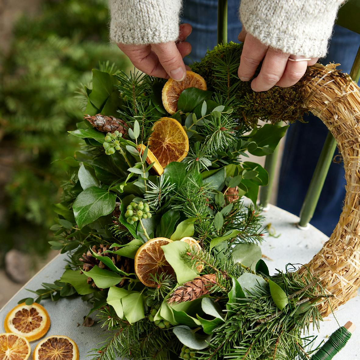 Weidenkranz 40cm Natur - Kranzrohling Zum Basteln & Dekorieren Für Alle Jahreszeiten