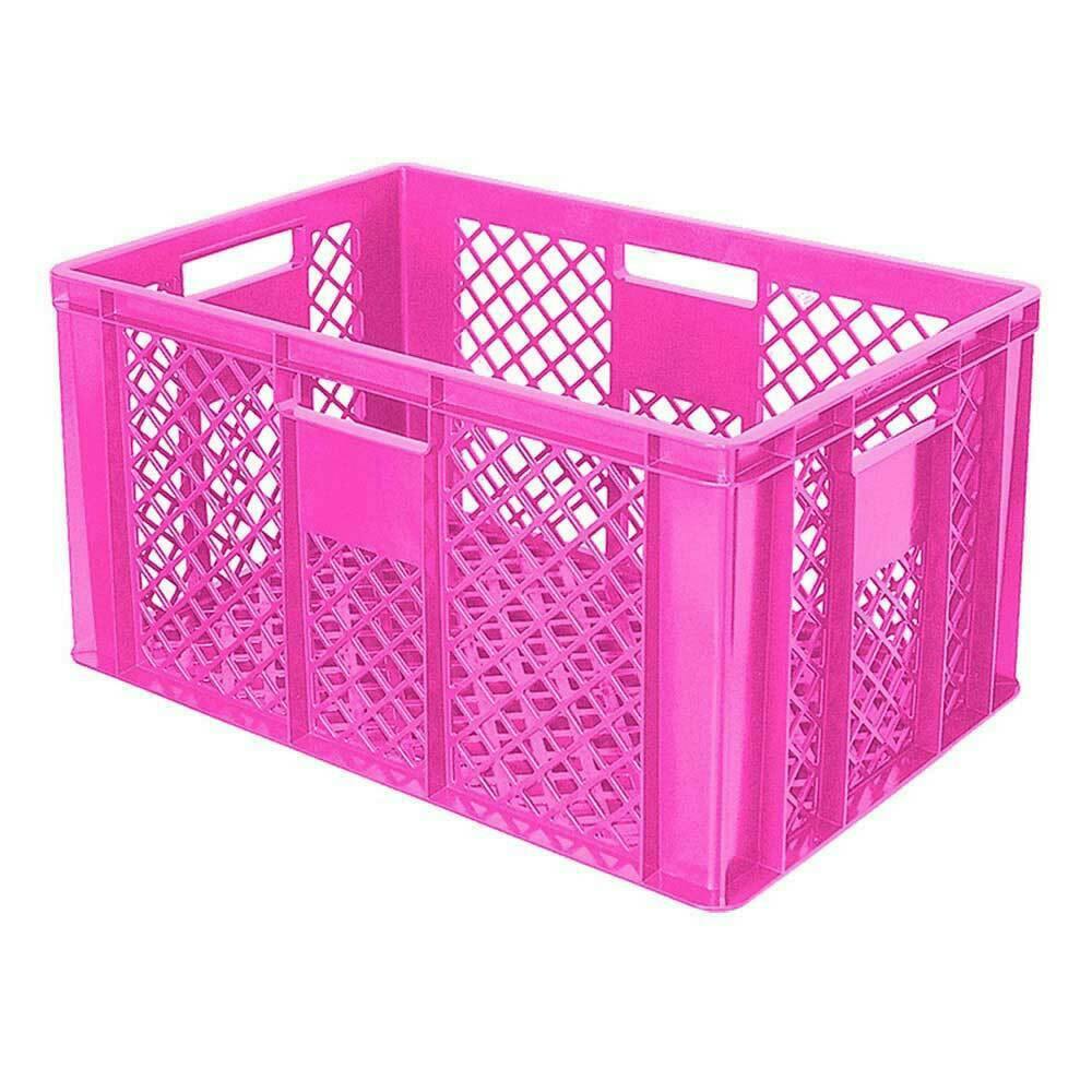 BRB Euro-Stapelkörbe Set - 11 Behälter In 4 Größen Mit Transportroller