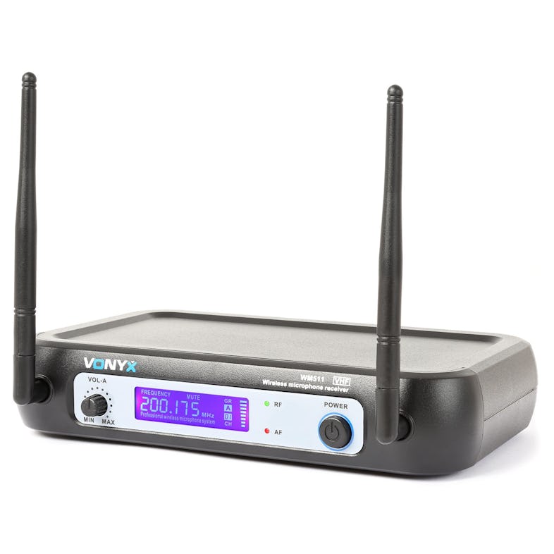 Vonyx WM511 1-Channel VHF Système Sans Fil avec Microphone à main et  affichage