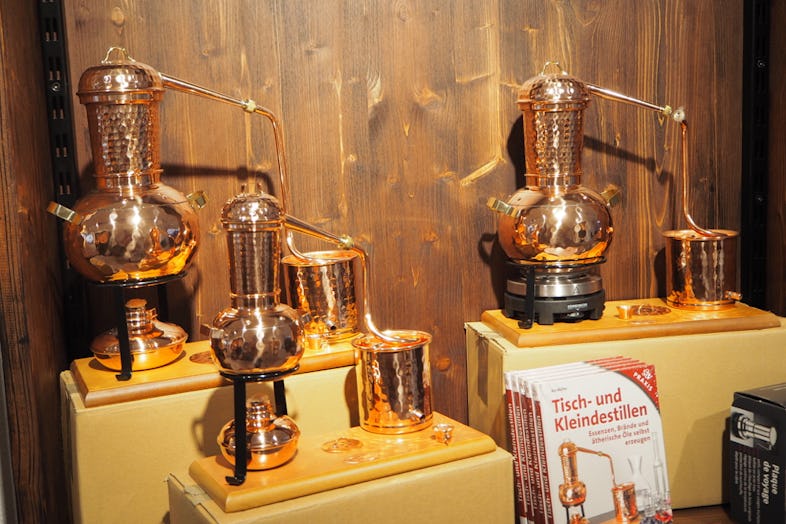 CopperGarden Destille Arabia 2 Liter Tischdestille aus Kupfer, meldefrei,  Destillieranlage im Komplettset