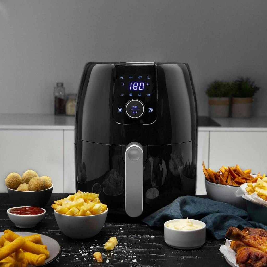 Princess Digital Airfryer XXL Round - 4.5 L Volume - 66.7% Less Energy  Consumption - Stainless Steel - 10 Preprogrammed Settings - 182026