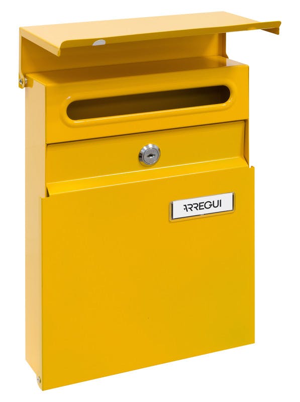 Buzon exterior amarillo