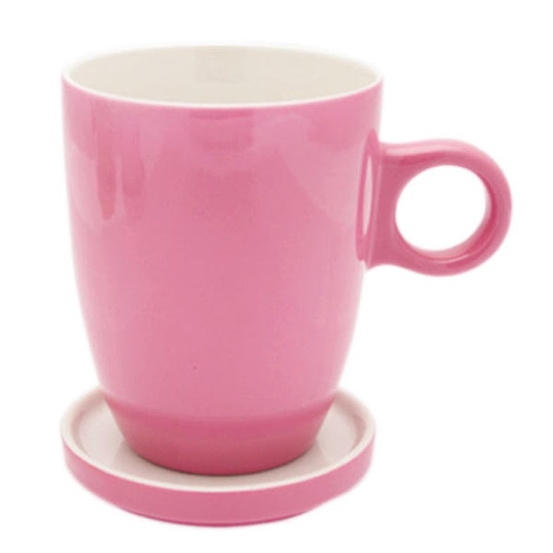 Pickwick Tea Porzellan Tasse + Tee Tip rosa, 230 ml