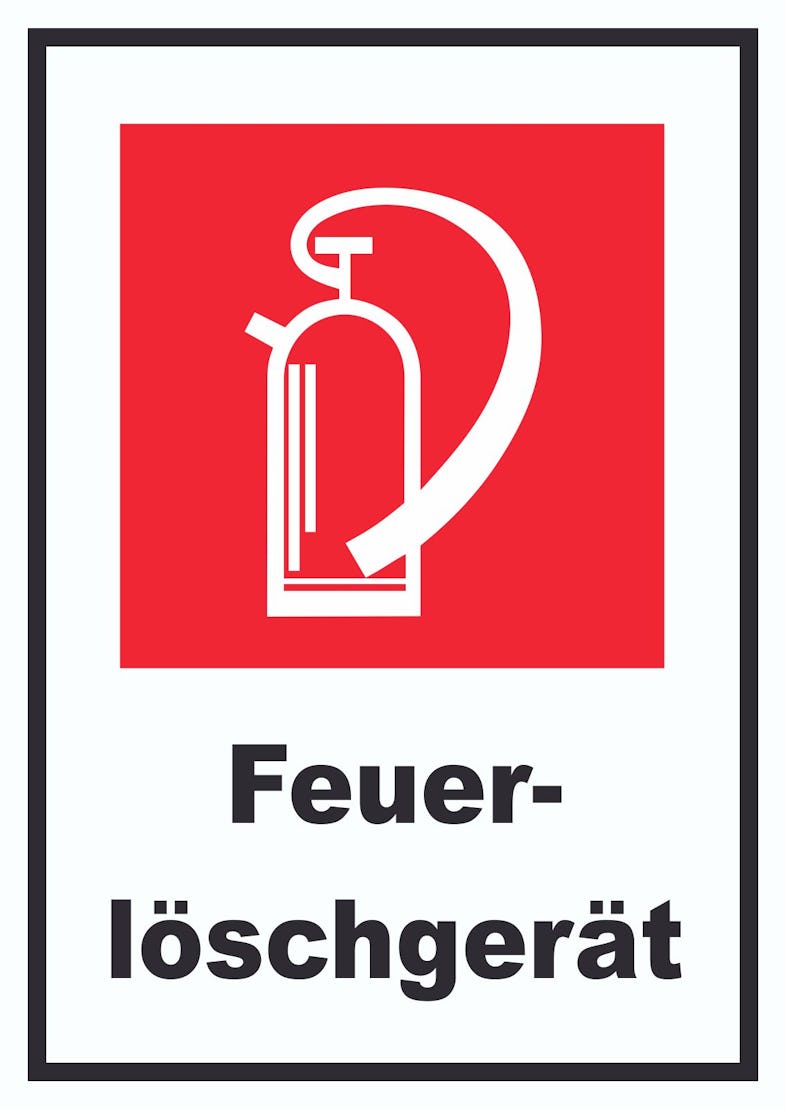 Feuerlöschgerät Schild A6 (105x148mm)
