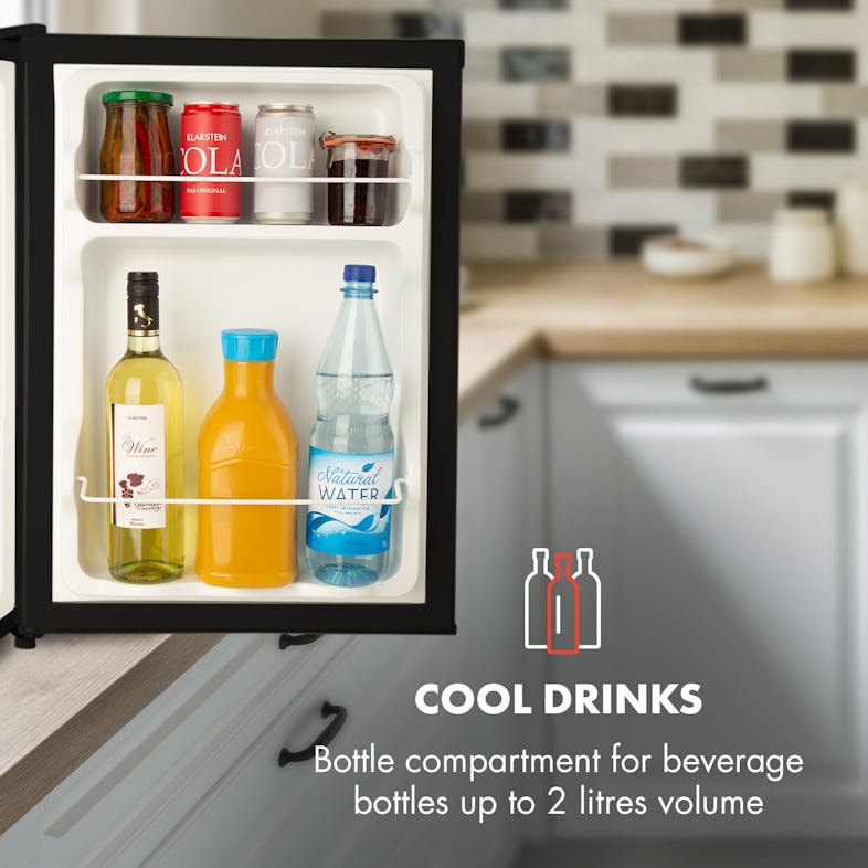 Mini Glastür Kühlschrank schwarz 46 Liter | Bartscher, 228,65 €