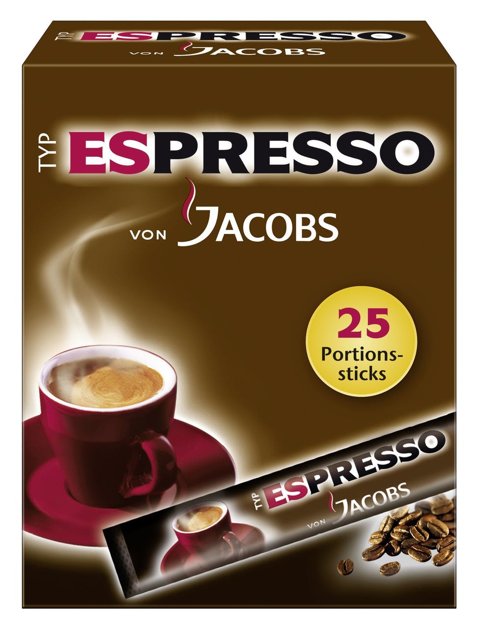 Jacobs InstantKaffee Espresso Sticks 25 Portionen (45g) METRO