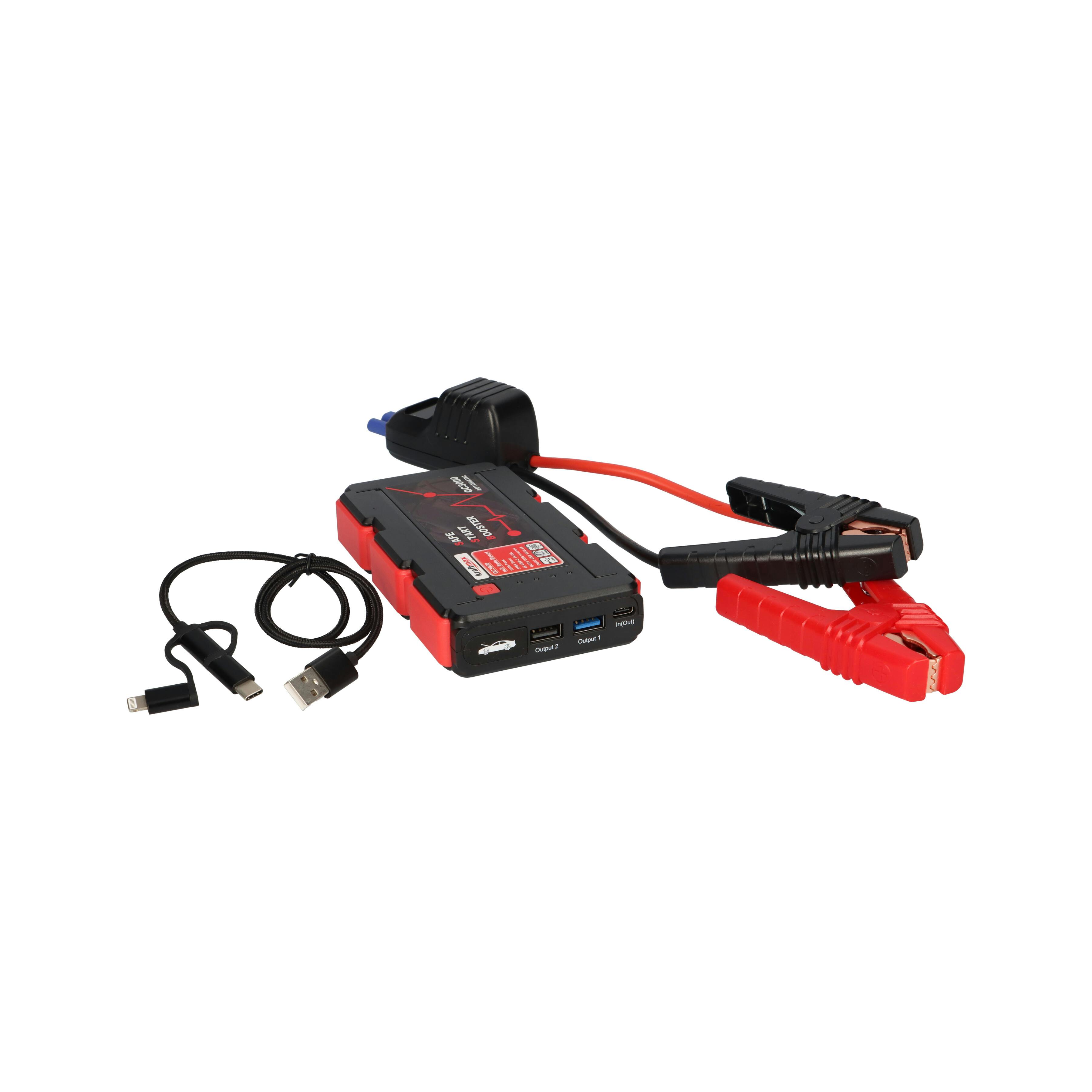POWERBANK KRAFTMAX QC3000 Jumpstarter USB avviamento auto +