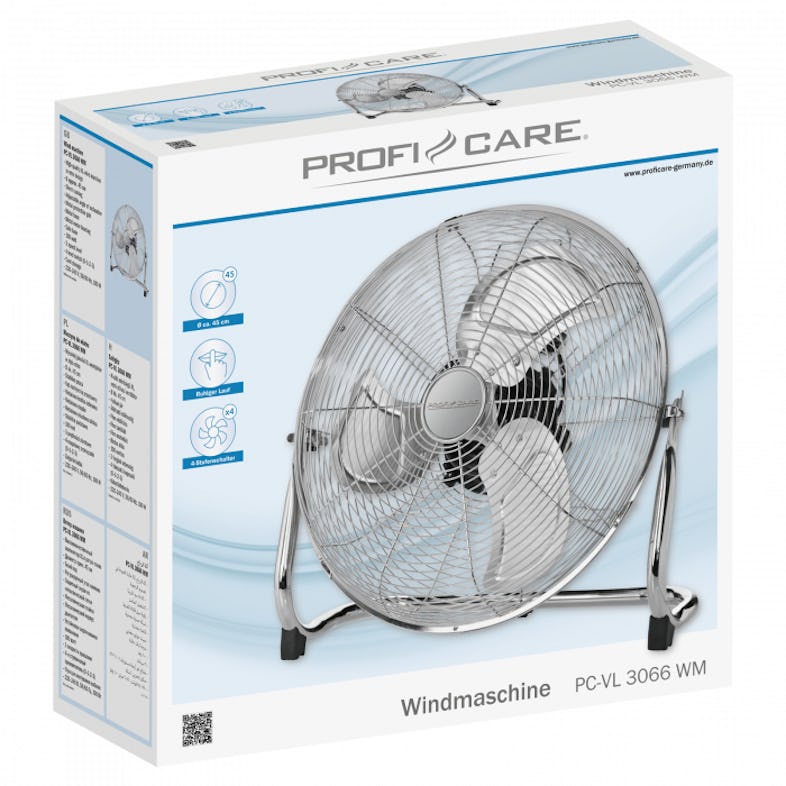 Ventilateur avec humidificateur 40cm ProfiCare PC-VL 3069 LB