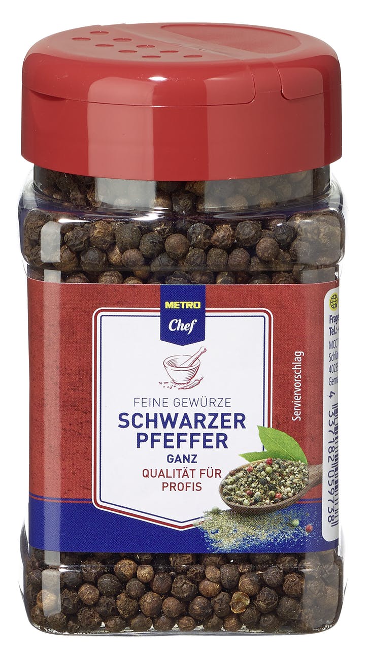 METRO Chef Pfeffer Schwarz Ganz (165 g) | METRO