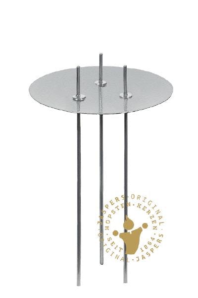 Kerzenring Tropfschutz 8cm | Silber Messing Vernickelt | Brennregler Für Kerzen